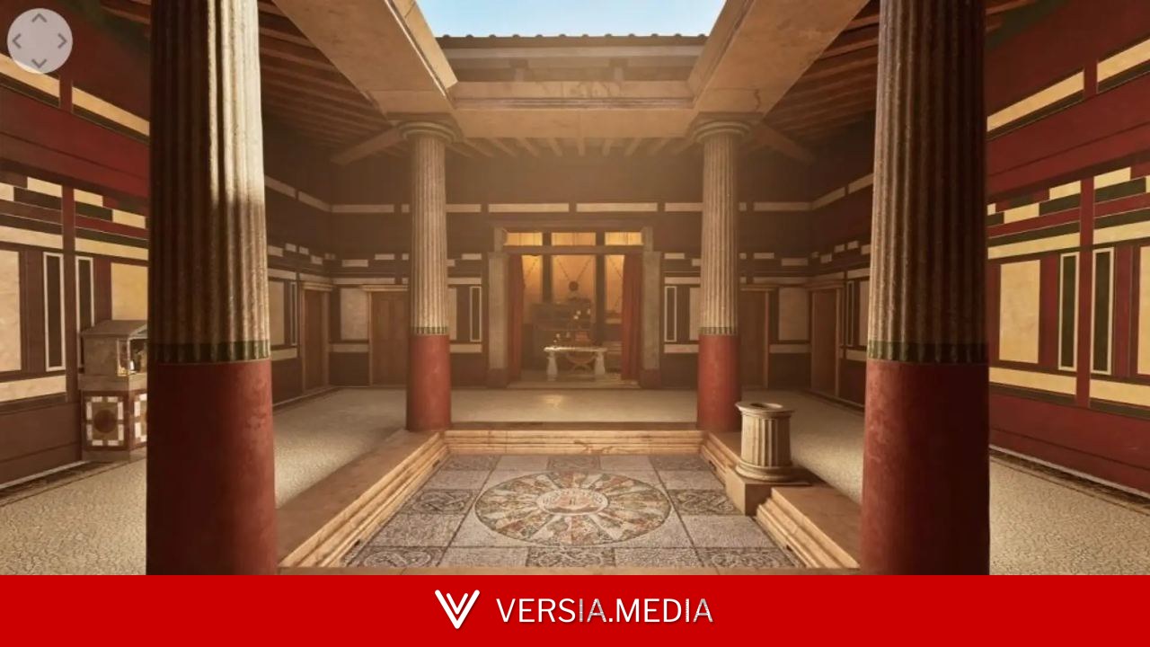 Así era una casa romana hace 2.000 años: el Museo Arqueológico permite recorrer todas sus estancias desde el móvil