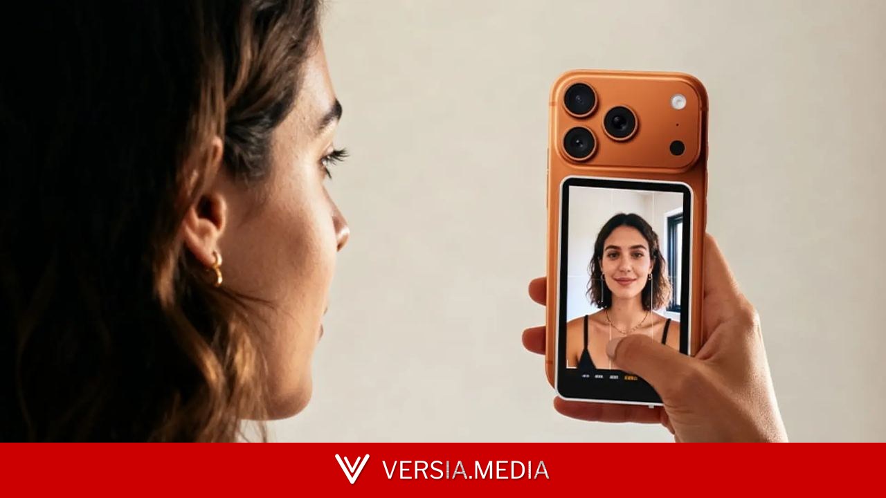 Este invento te permite salir siempre bien en la foto si te la haces a ti mismo con la cámara trasera