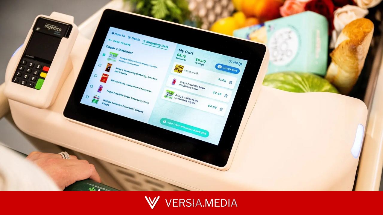 Cámaras, sensores y publicidad: así son los carritos de compra inteligentes que llegan a los supermercados