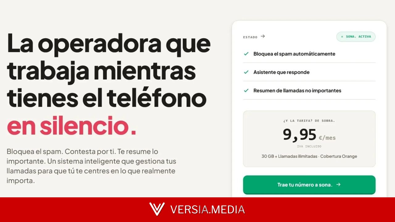 Sona llega a España con una tarifa móvil que bloquea el spam telefónico por menos de 10 euros al mes