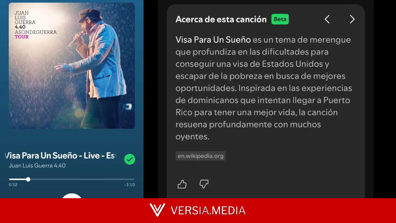 Spotify estrena en España una función que explica la historia y el significado de las canciones