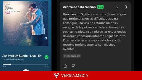 Spotify estrena en España una función que explica la historia y el significado de las canciones